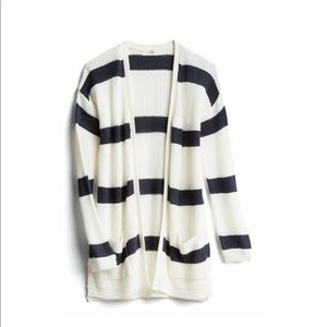 Pinque Sparrow Striped Two Pocket Cardigan